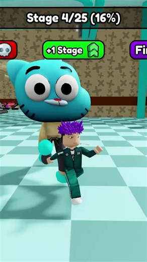 Help to Thanos Escape from Gumball Prison Run 🥺 #roblox #robloxshorts