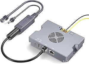 Starlink Mini PoE Splitter Kit, 350W Starlink Gen 3 PoE, 52V/6A DC, USB-A & Type-C, 9-36V Input, Enhanced GigE & ESD Protection for Starlink Mini/Standard (V4) Dishy, Smart Cooling | Rugged Metal Case