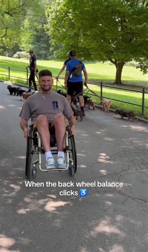 Feeling the Balance: A Wheelchair User's Joy