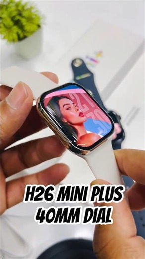 H26 Mini Plus Smart Watch Review 😍❤️ #smartwatch #h26miniplus #techreviewpakistan #applewatch