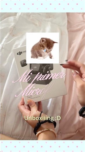 Mi primer micrófono 💕🍥 | DJI MINI MIC REVIEW & UNBOXING