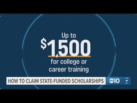 How to claim state funded schloarships