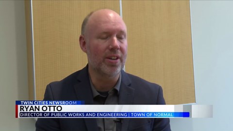 College and Landmark construction nearing completion in Normal