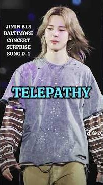 JIMIN BTS “TELEPATHY” JOYFUL PLAYFUL SWEET FREESTYLE & VOCALS BALTIMORE CONCERT DAY 1 Surprise Track