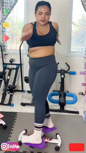 Indoor Cardio Using Stepper Machine for Home Fitness