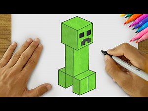 How to DRAW a CREEPER MINECRAFT | So Easy