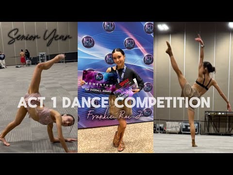 First Time Competing My Senior Solo… Was I Ready?! | Dance Competition Vlog - Frankie Rai J