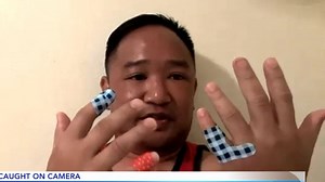 Harrowing rescue caught on camera after boat sank in shark-infested waters