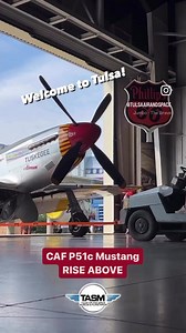 The CAF Red Tail Squadron P-51C Mustang has landed in Tulsa! You can visit Tulsa Air and Space museum to see this incredible aircraft - one of only four remaining airworthy examples - and learn more about the Tuskegee Airmen who flew them. The fully immersive RISE ABOVE exhibit features two films: Red Tail Squadron and CAF RISE ABOVE WASP (Women Airforce Service Pilots) and is included in general admission tickets to TASM this weekend. 📷 Scissortail Digital | Tulsa Air and Space Museum (TASM)