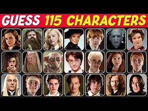 Can You Guess All 115 Harry Potter Characters? ⚡ | EASY ➡️ IMPOSSIBLE 🧙‍♂️