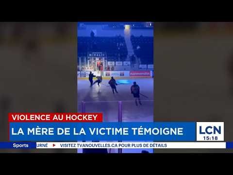 Geste disgracieux au hockey mineur: «Inacceptable», dit la mère de la victime