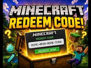 Get Free Minecraft Redeem code for Java and bedrock 100% LEGIT 4INV=MCFA PERM