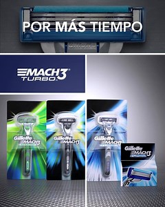 ¿El secreto para una mejor afeitada? Mach3 Turbo, con hojas diseñadas para mantenerse afiladas por más tiempo. | Gillette Argentina