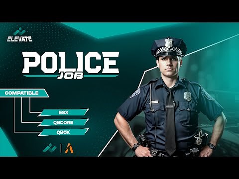 🔥 BEST POLICE JOB SCRIPT FOR FIVEM! 🚔 | ESX / QBCORE (2025) 🔥