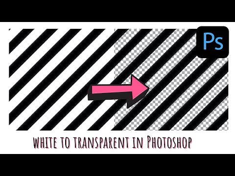 Photoshop - White to Transparent - Remove White from a Pattern Layer - Quickly & Easily