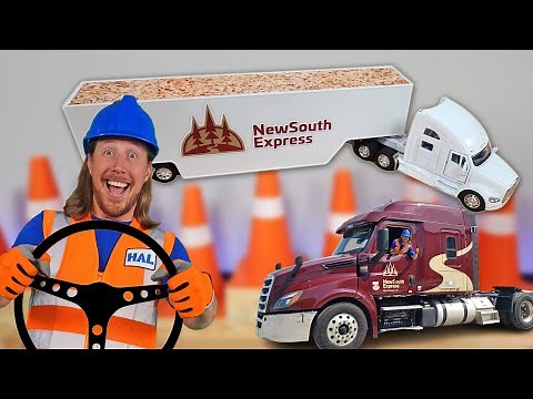 Semi Truck Toy with Handyman Hal | Play and work on Toys