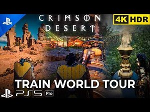Crimson Desert — Train Journey Across the Entire World | PS5 Pro PSSR2 4K Gameplay