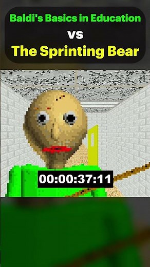 Baldi's Basics in Educationvs vs The Sprinting Bear