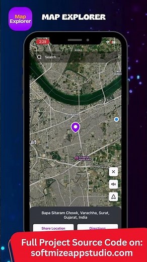 📍 Map Xplorer – Smart GPS Location Finder & Navigation Tool