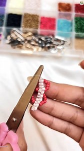 4.8K views · 46 reactions | DIY Beaded heart ring ❤️ | Wedding Decoration Ideas | Facebook