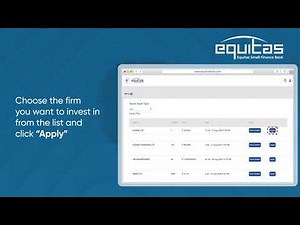 How to Apply ASBA IPO/FPO/Rights? | Adding Demat Account | Step-by-Step Guide | Equitas