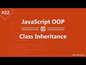 Learn JavaScript OOP in Arabic #22 - Class Inheritance
