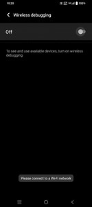 How can i fix wireless debugging not turning on