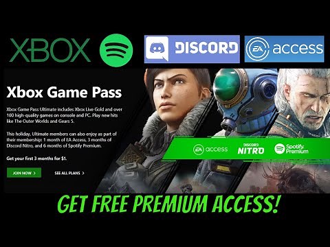 How To Get Free Discord Nitro and Spotify Premium with Xbox Game Pass Ultimate!