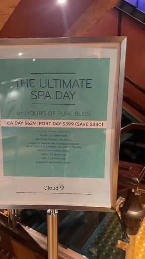 Dont forget that the steam rooms, saunas, and gym are all free on cthe...