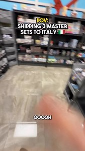 POV: Shipping 3 Master Sets to Italy 🇮🇹 #pokemon #zardocards #pov | Zardo_Cards