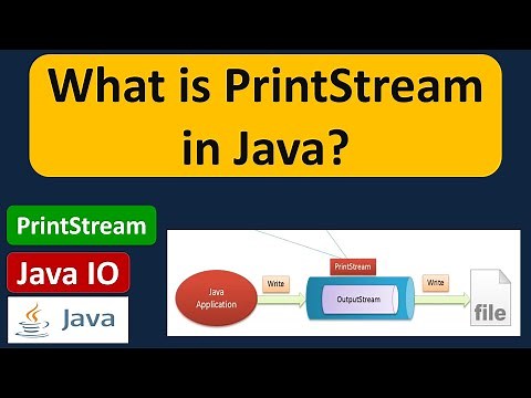 What is PrintStream in Java? | Java IO | Java Tutorial