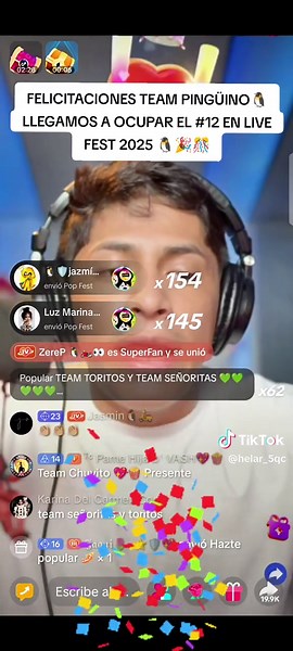 ASI TERMINÓ LA RONDA FINAL DE #LIVEFest2025 #livefest2025 #teampinguino🐧🛵 #clipstone #@SR PULSERA™ 🐧🛵