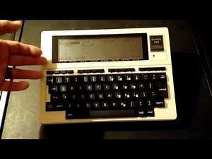 Vintage Tandy 102 Computer. What A Neat Find!