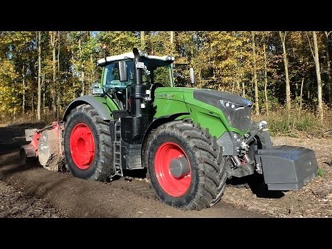 Fendt 1050 Vario needs his horsepower in the forestry Trekkerweb agco power