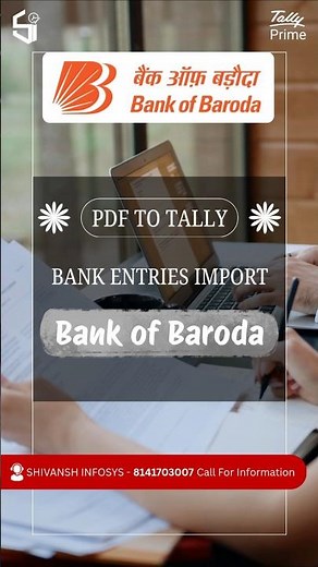 Pdf to Tally Bank Import