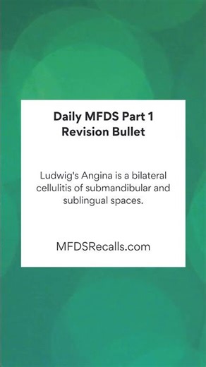MFDS Part 1 Daily Revision Bullet