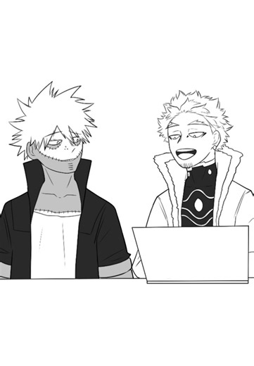 Fanart de Dabi y Hawks de My Hero Academia