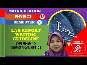LAB REPORT WRITING EXP 5 GEOMETRICAL OPTICS