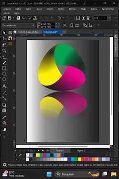 How to create a logo with a transparency gradient in CorelDRAW.