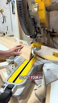 How to cut crown molding.