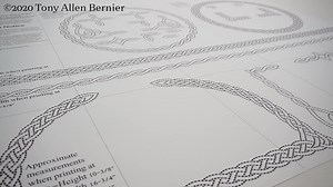 Viking and Celtic Knotwork Leathercraft Sewing and Tooling Patterns, Buildable-linkable Pattern Templates - Etsy