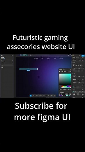 Designing a Gaming Store UI in Figma 🔥 UI/UX Design Shorts