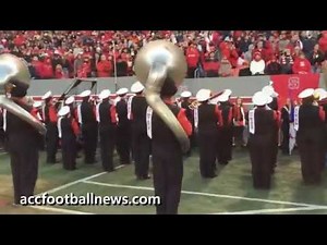 NC State marching band performs "Amazing Grace" at halftime - 11.15.14