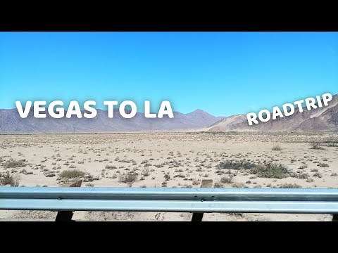 Driving from Las Vegas to Los Angeles | Roadtrip | California Vlog | Episode 1