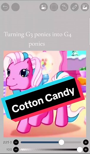 Cotton Candy MLP G3 to G4 Redesign | My Little Pony Edit