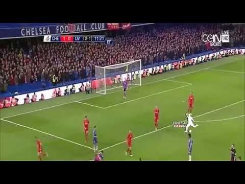 Diego Costa vs Steven Gerrard Fight - Chelsea vs Liverpool 1:0 HD 2015