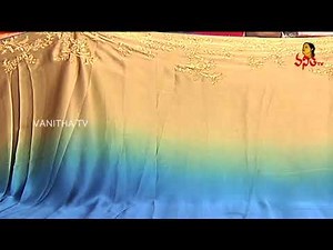Stylish Satin Crepe Saree With Designer Blouse | Latest Collection | Vanitha TV