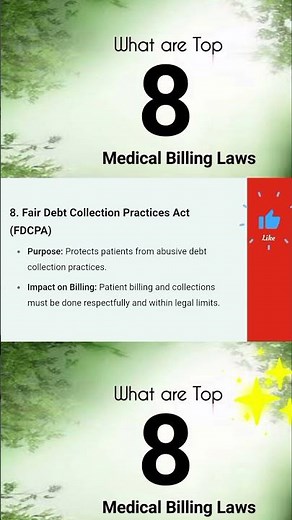 Whst is Fair Dept Collections Act | Top 8 Medical Billing Laws Training
