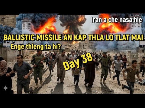 EKHAI ISRAEL IN BALLIS MISSILE AN KAP THLA LO ENGE THLENG TA HI ? IRAN AN CHE NASA | DAY 38
