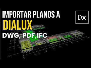 Cómo Importar Planos CAD, PDF e IFC a Dialux EVO | TUTORIAL COMPLETO